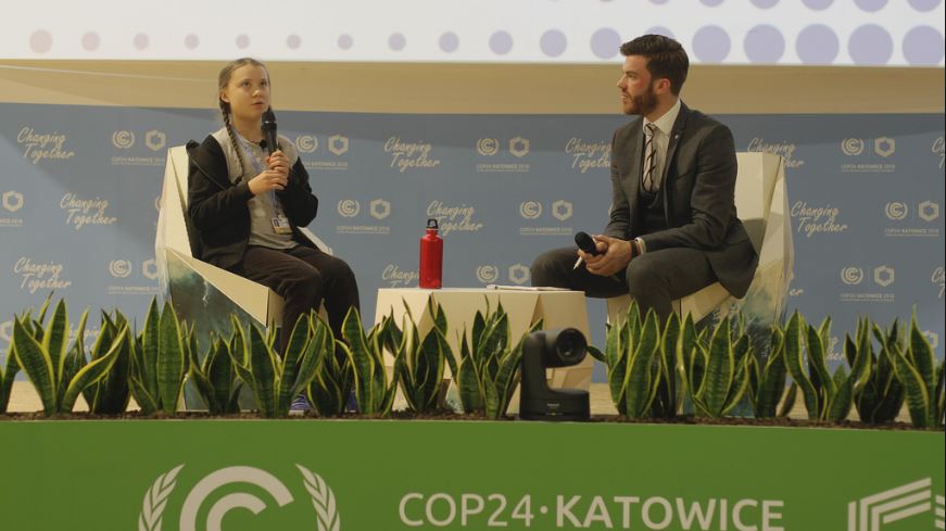Greta Thunberg en la COP24: el discurso de tres minutos frente al cambio climático » Ola Verde