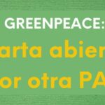 Imagen sobre la carta abierta de Greenpeace sobre la PAC