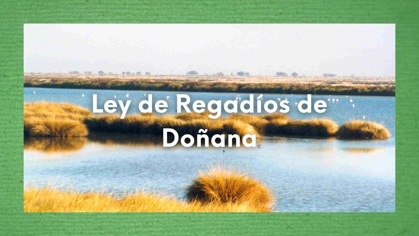 Continúa el proceso de aprobación de la Ley de Regadíos de Doñana con apoyo al dictamen