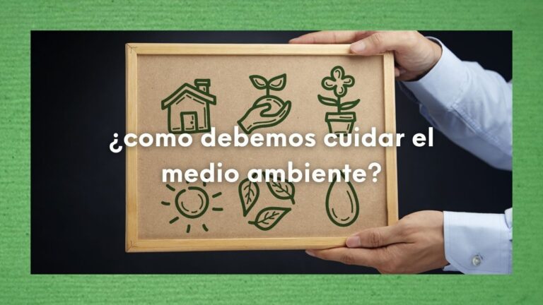 ¿Cómo debemos cuidar el medio ambiente? ¿Cómo preservarlo y protegerlo? 11 Foto de unas manos que sostienen un tablón de anuncios con medidas para preservar el mendioambiente, en referencia a cómo debemos cuidar el medio ambiente, preservarlo y protegerlo.